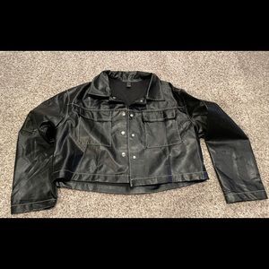 Faux Leather Jacket